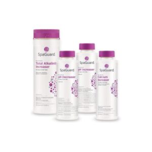 SpaGuard Balancer Bundle (pH Decreaser, pH Increaser, Alkalinity Increaser, Calcium Increaser) (1)